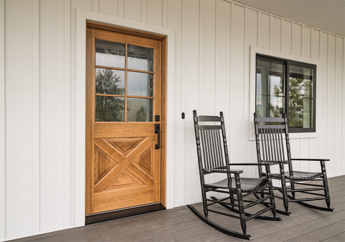 Simpson exterior door